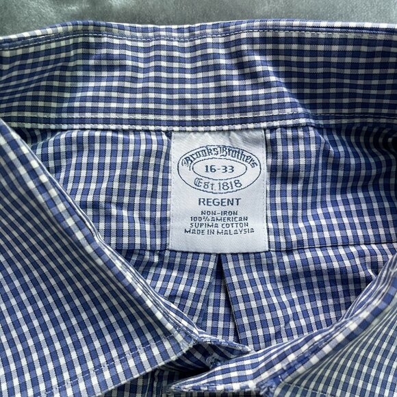 Brooks Brothers 100% Supima Cotton Regent Button-Up Shirt - Picture 3 of 7